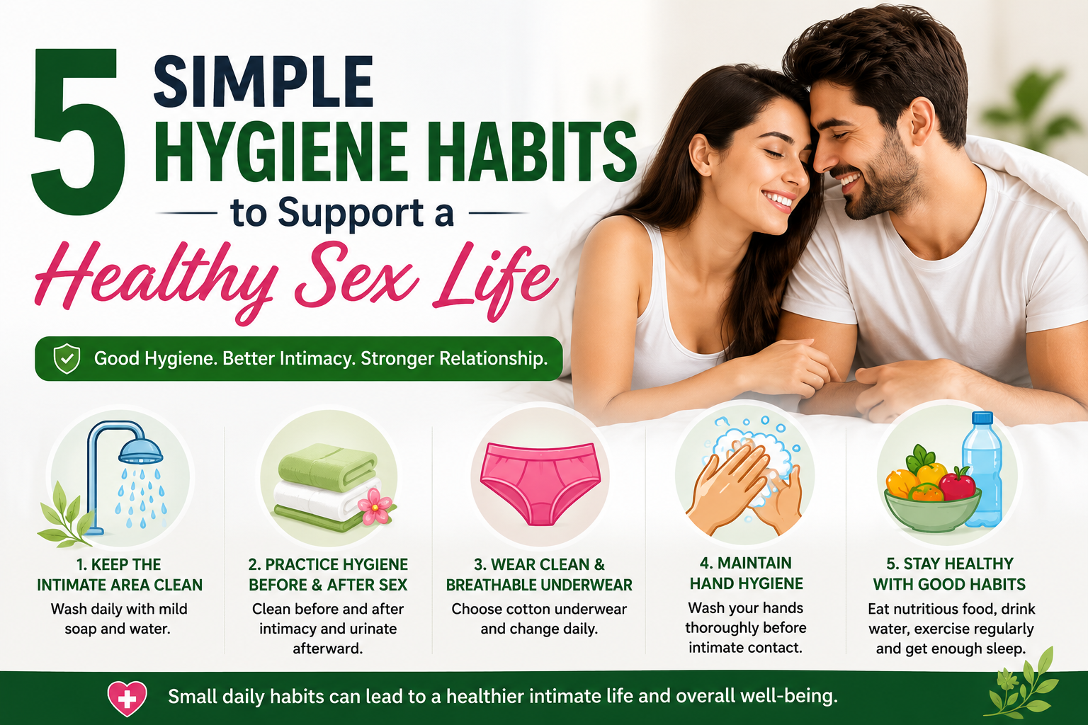 5 Simple Hygiene Habits to Support a Healthy Sex Life