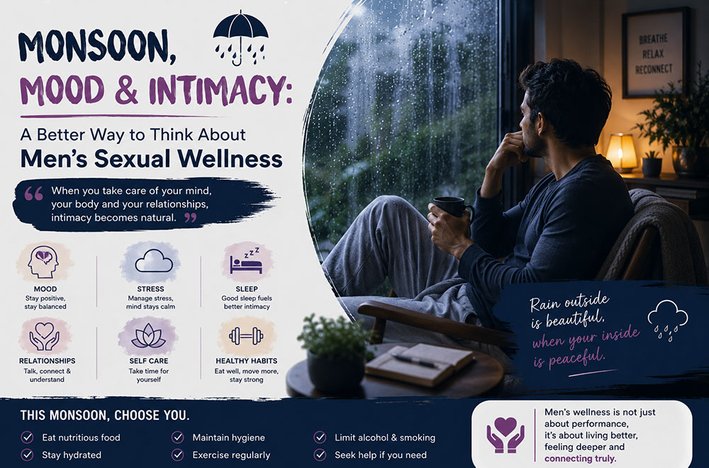 Monsoon, Mood & Intimacy: A Better Way to Think About Men’s Sexual Wellness