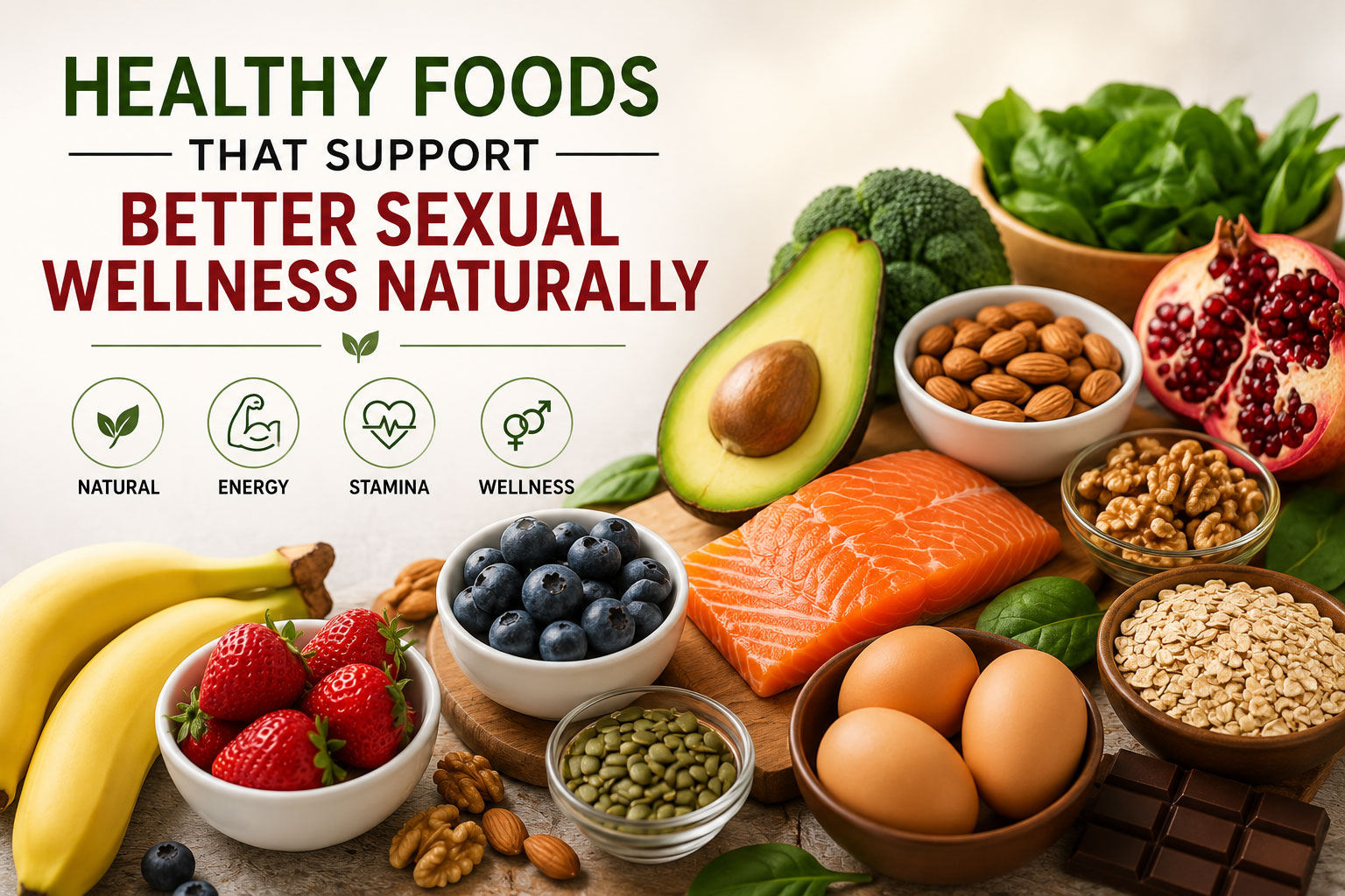 Healthy Foods That Support Better Sexual Wellness Naturally
