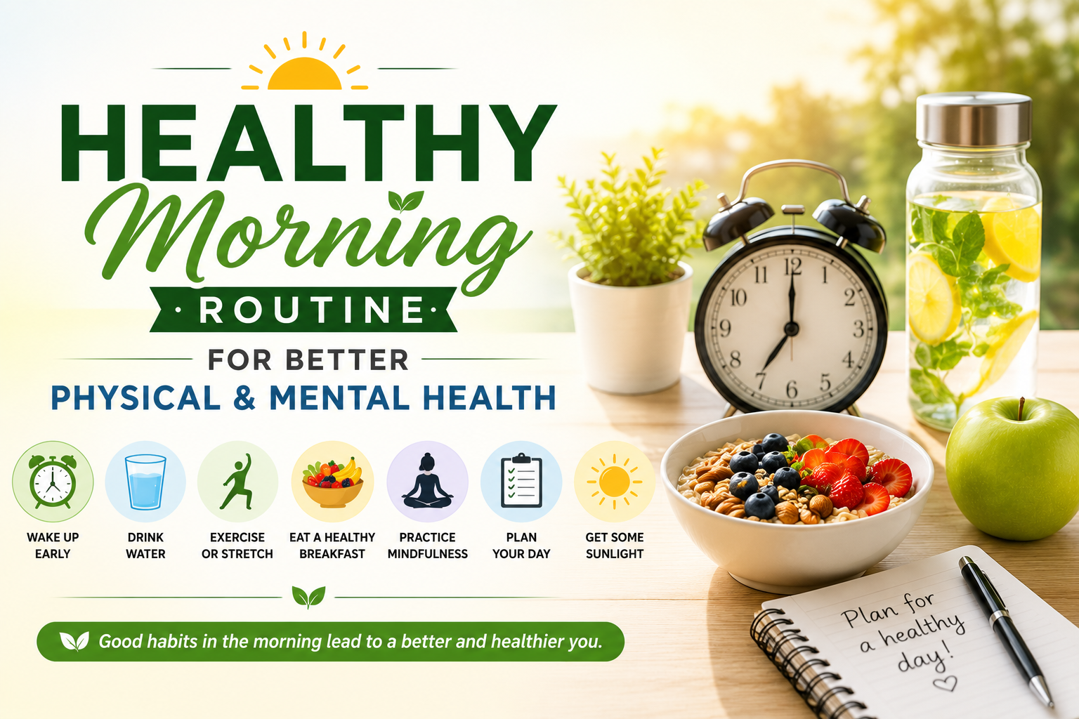 Healthy Morning Routine for Better Physical and Mental Health