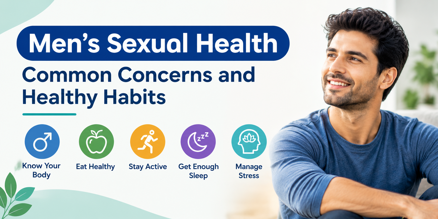 Men’s Sexual Health : Common Concerns and Healthy Habits