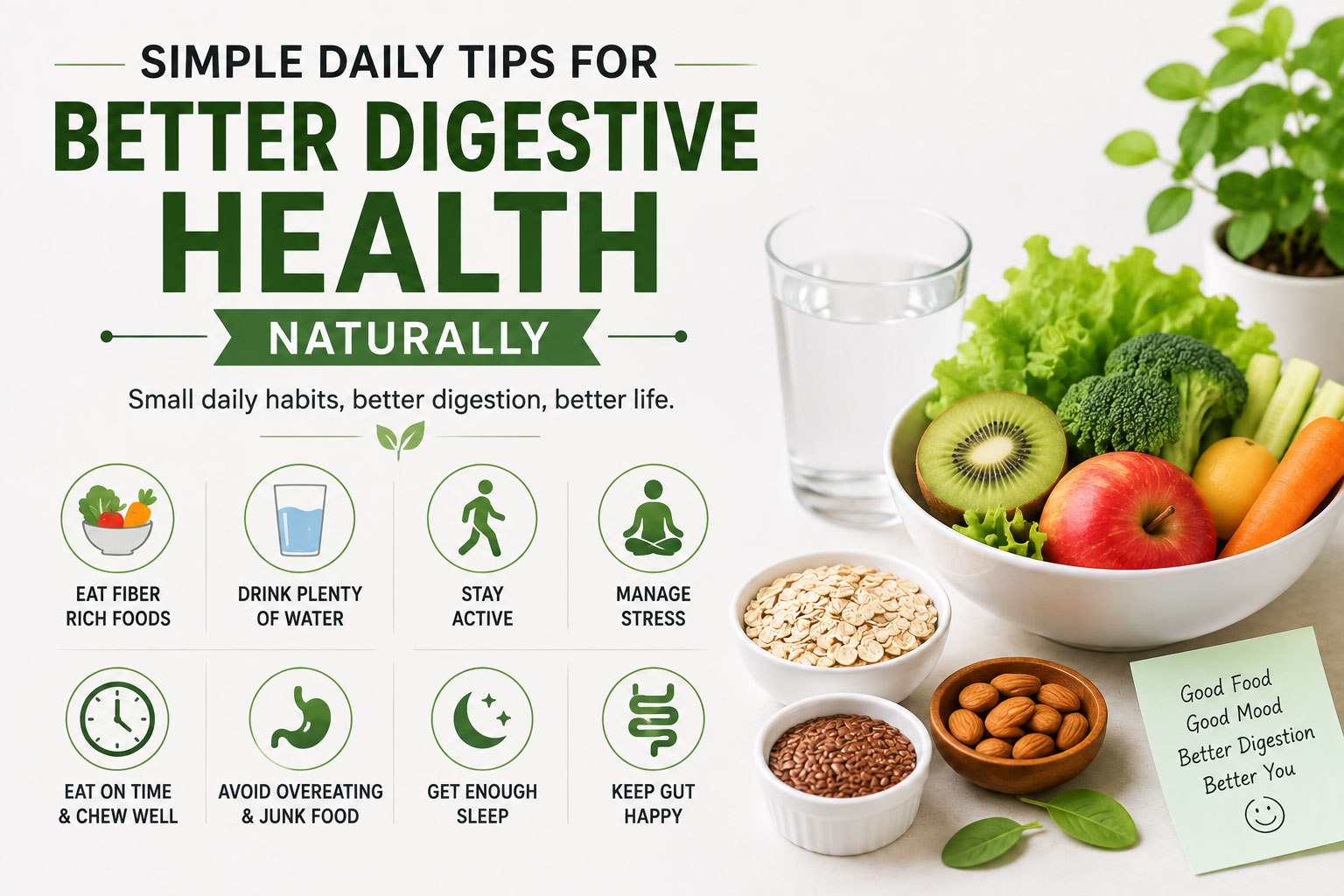 Simple Daily Tips for Better Digestive Health Naturally