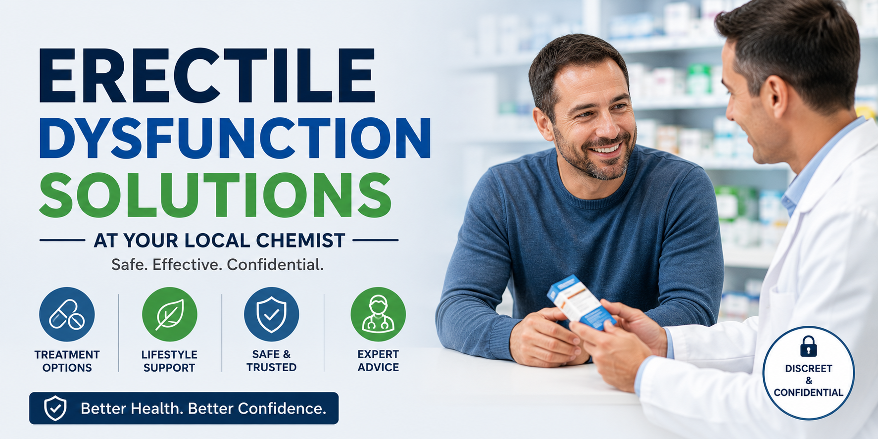 Erectile Dysfunction Solutions: What You Can Find at Your Local Pharmacy