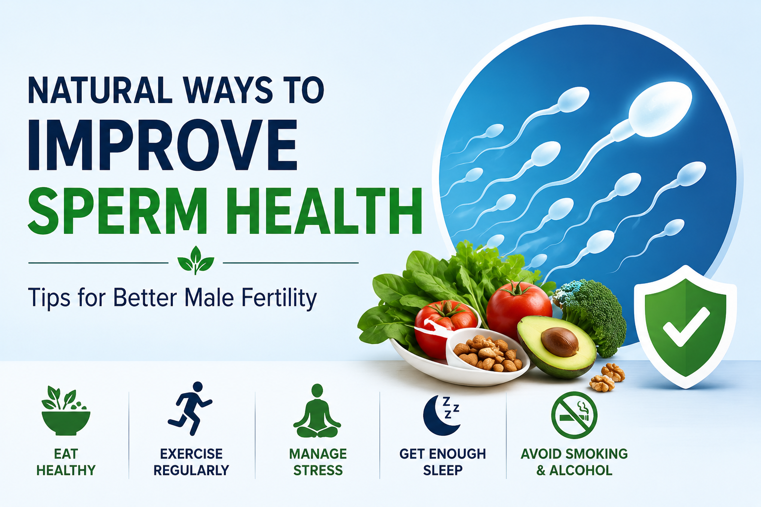 Natural Ways to Improve Sperm Health: Tips for Better Male Fertility