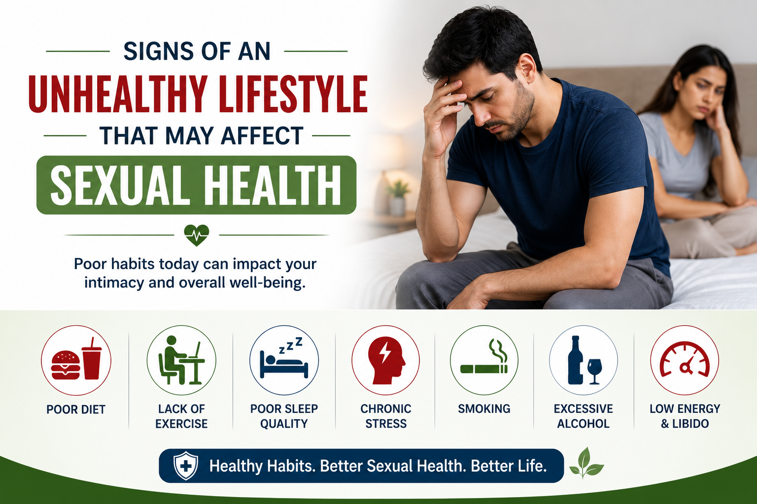 Signs of an Unhealthy Lifestyle That May Affect Sexual Health